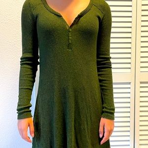 Olive green dress